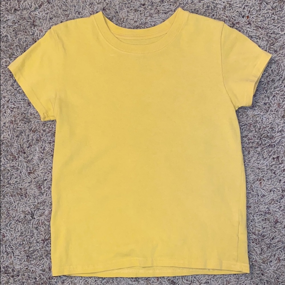 Urban outfitters plain yellow tshirt